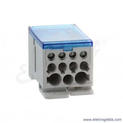 Blok rozdzielczy R33RA-02030101401, BRK 400 przyłączeniowe 1x95-185mm2, rozdzielcze 4x2.5-10 5x2.5-16 2x6-35mm2, 400A Blok rozdzielczy R33RA-02030101401, BRK 400 przyłączeniowe 1x95-185mm2, rozdzielcze 4x2.5-10 5x2.5-16 2x6-35mm2, 400A