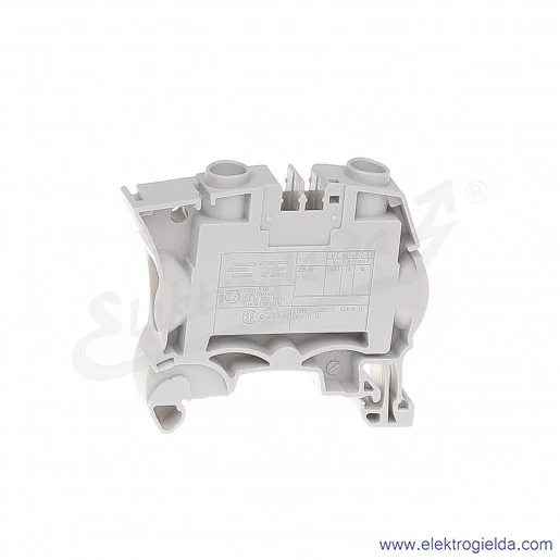 Złączka ZS16 przelotowa z zaciskami śrubowymi 0,5-16mm2; szerokość 10mm; szara Złączka ZS16 przelotowa z zaciskami śrubowymi 0,5-16mm2; szerokość 10mm; szara