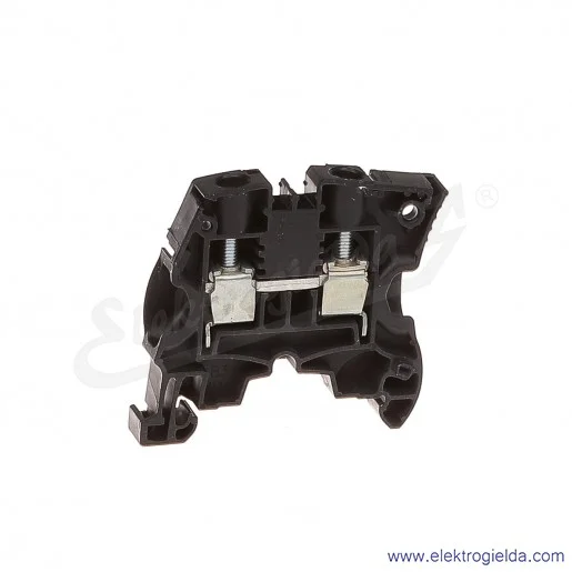 Złączka ZS10-BK przelotowa z zaciskami śrubowymi 0,5-10mm2; szerokość 10mm; czarna Złączka ZS10-BK przelotowa z zaciskami śrubowymi 0,5-10mm2; szerokość 10mm; czarna