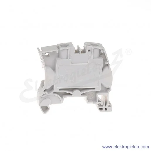 Złączka ZS10 przelotowa z zaciskami śrubowymi 0,5-10mm2; szerokość 10mm; szara Złączka ZS10 przelotowa z zaciskami śrubowymi 0,5-10mm2; szerokość 10mm; szara