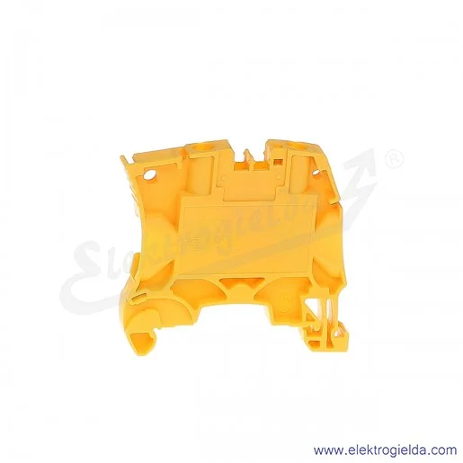 Złączka ZS6-YL przelotowa z zaciskami śrubowymi 0,2-6mm2; szerokość 6mm; żółta Złączka ZS6-YL przelotowa z zaciskami śrubowymi 0,2-6mm2; szerokość 6mm; żółta