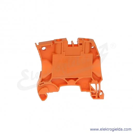 Złączka ZS6-OR przelotowa z zaciskami śrubowymi 0,2-6mm2; szerokość 6mm; pomarańczowa Złączka ZS6-OR przelotowa z zaciskami śrubowymi 0,2-6mm2; szerokość 6mm; pomarańczowa