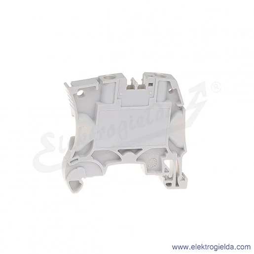 Złączka ZS6 przelotowa z zaciskami śrubowymi 0,2-6mm2; szerokość 6mm; szara Złączka ZS6 przelotowa z zaciskami śrubowymi 0,2-6mm2; szerokość 6mm; szara