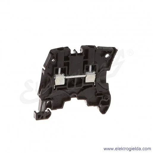 Złączka ZS4-BK przelotowa z zaciskami śrubowymi 0,2-4mm2; szerokość 5mm; czarna Złączka ZS4-BK przelotowa z zaciskami śrubowymi 0,2-4mm2; szerokość 5mm; czarna