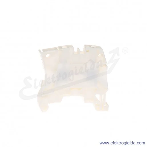 Złączka ZS4-WH przelotowa z zaciskami śrubowymi 0,2-4mm2; szerokość 5mm; biała Złączka ZS4-WH przelotowa z zaciskami śrubowymi 0,2-4mm2; szerokość 5mm; biała