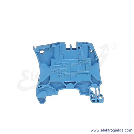 Złączka ZS4-BL przelotowa z zaciskami śrubowymi 0,2-4mm2; szerokość 5mm; niebieska Złączka ZS4-BL przelotowa z zaciskami śrubowymi 0,2-4mm2; szerokość 5mm; niebieska