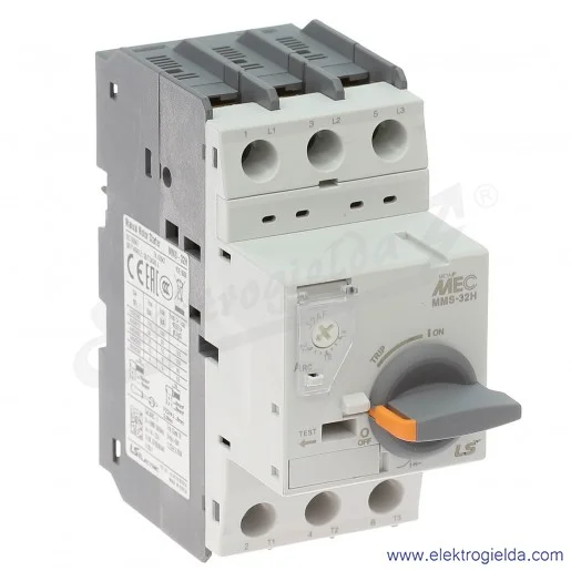 Wyłącznik silnikowy MMS-32H 22A 3P 9kW 14-22A Wyłącznik silnikowy MMS-32H 22A 3P 9kW 14-22A