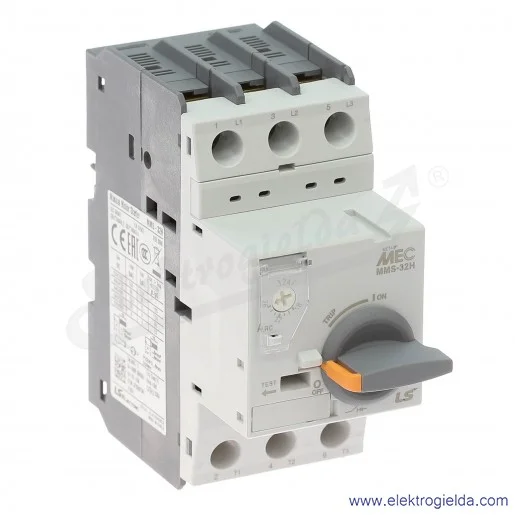 Wyłącznik silnikowy MMS-32H 26A 3P 11kW 18-26A Wyłącznik silnikowy MMS-32H 26A 3P 11kW 18-26A