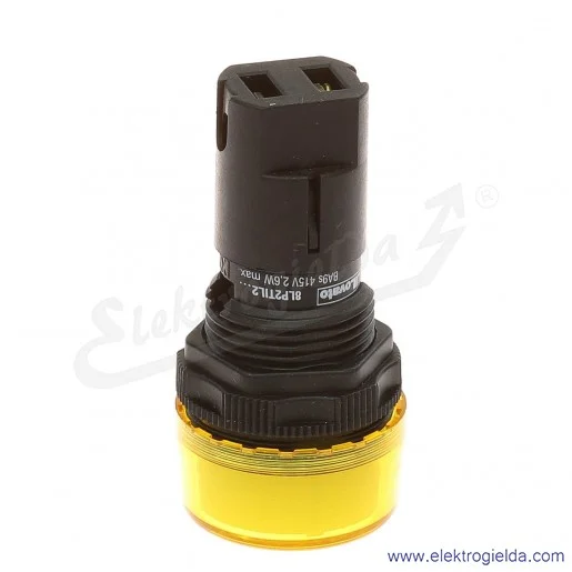 Lampka kontrolna 8LP2TIL225, oprawka żółta Lampka kontrolna 8LP2TIL225, oprawka żółta