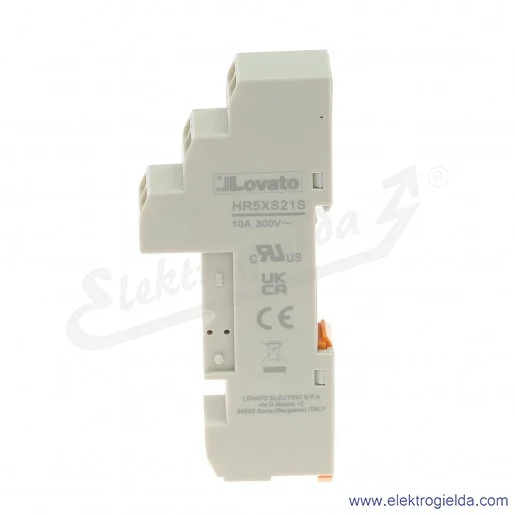 Gniazdo HR5XS21S zaciski sprężynowe, wszystkie zaciski styków od góry Gniazdo HR5XS21S zaciski sprężynowe, wszystkie zaciski styków od góry