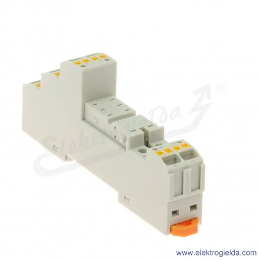 Gniazdo HR5XS21S zaciski sprężynowe, wszystkie zaciski styków od góry Gniazdo HR5XS21S zaciski sprężynowe, wszystkie zaciski styków od góry