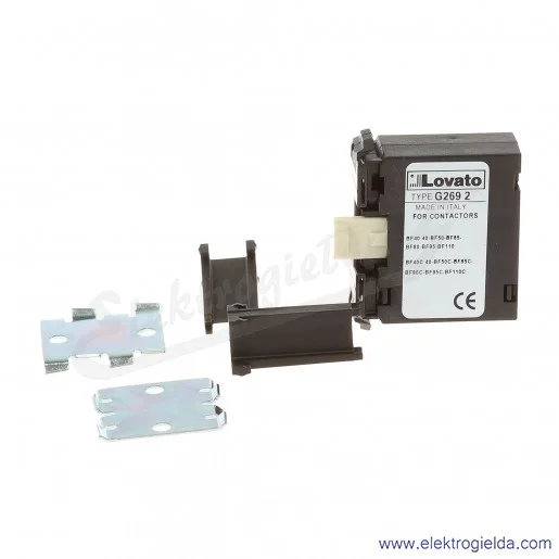 Blokada mechaniczna 11G269-2, BF50-BF110, montaż na czole styczników, wysoka Blokada mechaniczna 11G269-2, BF50-BF110, montaż na czole styczników, wysoka