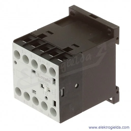 Stycznik BG1210A024 24VAC Ith 20A AC3/400V  5,7KW, 1NO Stycznik BG1210A024 24VAC Ith 20A AC3/400V  5,7KW, 1NO