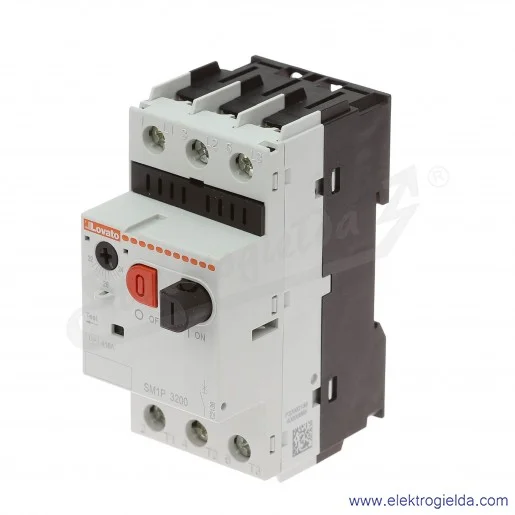 Wyłącznik silnikowy SM1P3200 24-32A, sterowanie przyciskami Wyłącznik silnikowy SM1P3200 24-32A, sterowanie przyciskami