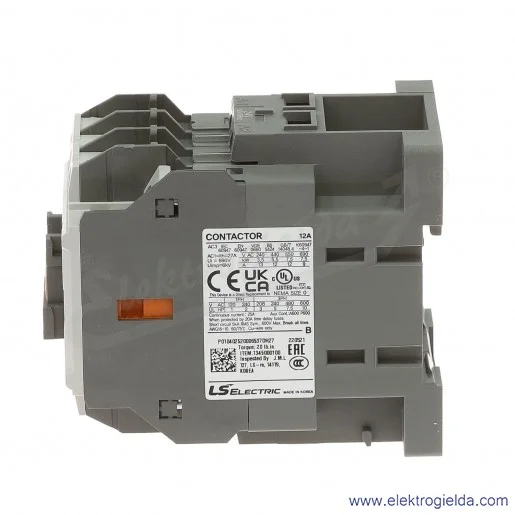 Stycznik MC-12B 24VAC AB, MC-12B, 5.5KW, 24VAC, 12A, 1Z1R, montaż DIN Stycznik MC-12B 24VAC AB, MC-12B, 5.5KW, 24VAC, 12A, 1Z1R, montaż DIN