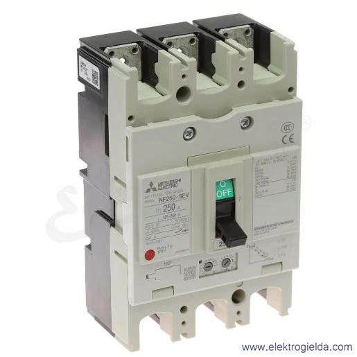 Wyłącznik NF250-SEV, 3P, 125-250A Wyłącznik NF250-SEV, 3P, 125-250A
