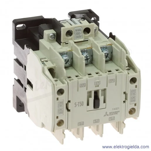 Stycznik 298664, S-T50CX, 200V AC, 22 kW, 2NO + 2NC Stycznik 298664, S-T50CX, 200V AC, 22 kW, 2NO + 2NC