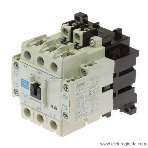 Stycznik 59373 S-N35CX, 18.5KW, 230V AC Stycznik 59373 S-N35CX, 18.5KW, 230V AC