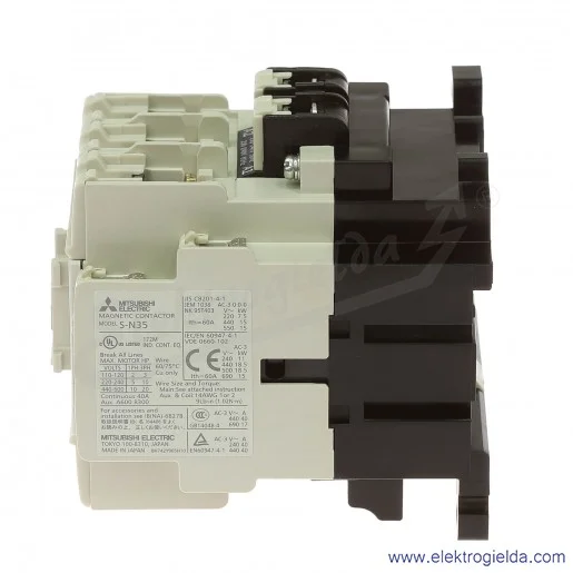 Stycznik 59373 S-N35CX, 18.5KW, 230V AC Stycznik 59373 S-N35CX, 18.5KW, 230V AC