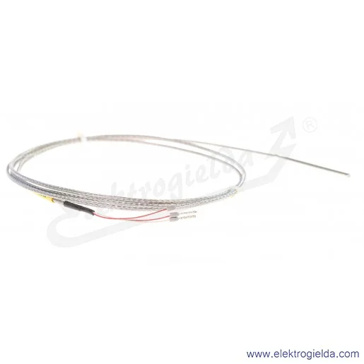 Czujnik temperatury AR131-J-2-6-50-1,5-6-2-400C termopara J, klasa 2, średnica 6mm, długość czujnika 50mm, przewód 1.5m, oplot 2 Czujnik temperatury AR131-J-2-6-50-1,5-6-2-400C termopara J, klasa 2, średnica 6mm, długość czujnika 50mm, przewód 1.5m, oplot 2