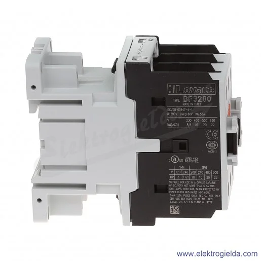 Stycznik BF3200D024 24VDC Ith 56A AC3/400V 16KW Stycznik BF3200D024 24VDC Ith 56A AC3/400V 16KW