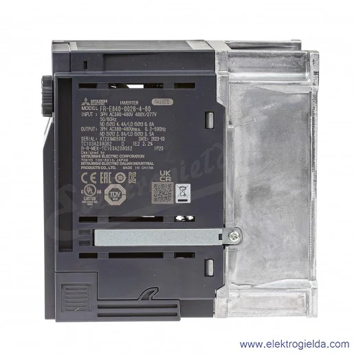 Falownik 500111 FR-E840-0026-4-60 0.75-1.5kW, 3x380-480V, 3.5A, RS-485, IP20 Falownik 500111 FR-E840-0026-4-60 0.75-1.5kW, 3x380-480V, 3.5A, RS-485, IP20