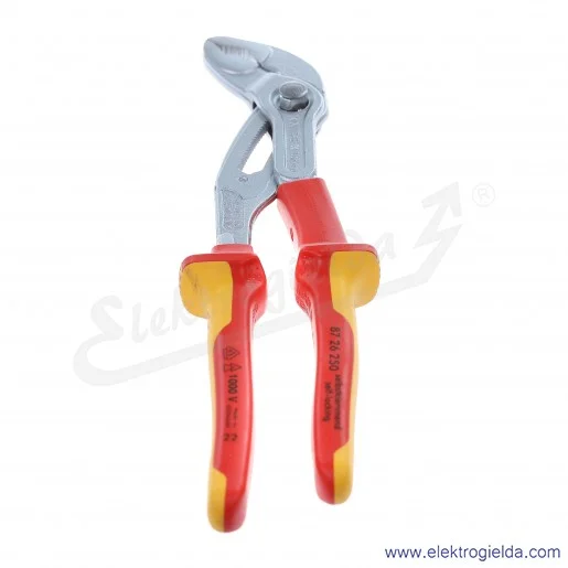 Szczypce 87 26 250 COBRA VDE do rur zakres 50mm izolowane 1000V Szczypce 87 26 250 COBRA VDE do rur zakres 50mm izolowane 1000V