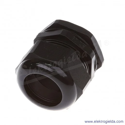 Dławnica kablowa DP-EN 50 HM BK czarna z poliamidu, stopień ochrony IP68 w komplecie z nakrętką i płaską uszczelką Dławnica kablowa DP-EN 50 HM BK czarna z poliamidu, stopień ochrony IP68 w komplecie z nakrętką i płaską uszczelką
