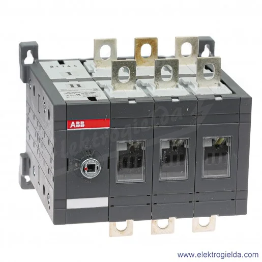 Przełącznik 1SCA022772R6510, OT160E03CP 1-0-2, 160A, 110kVa, 90kW Przełącznik 1SCA022772R6510, OT160E03CP 1-0-2, 160A, 110kVa, 90kW