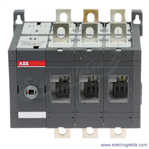 Przełącznik 1SCA022772R6510, OT160E03CP 1-0-2, 160A, 110kVa, 90kW Przełącznik 1SCA022772R6510, OT160E03CP 1-0-2, 160A, 110kVa, 90kW