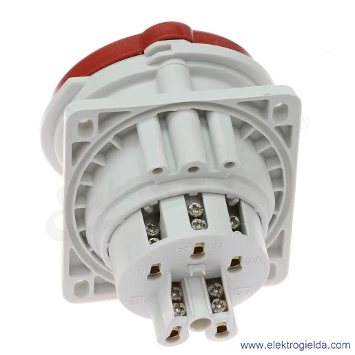 Gniazdo tablicowe 3153 5x32A 400V skośne IP44 Gniazdo tablicowe 3153 5x32A 400V skośne IP44