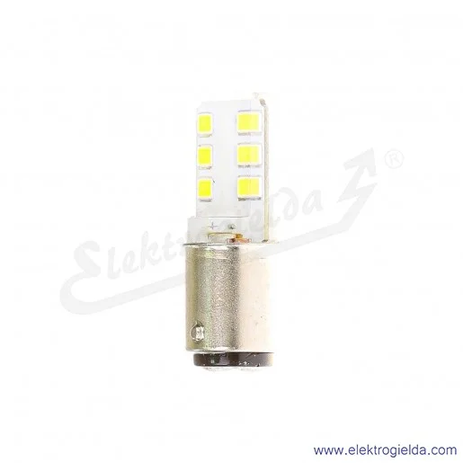 Żarówka LW-S-BA15D-230AC biały LED 230VAC Żarówka LW-S-BA15D-230AC biały LED 230VAC