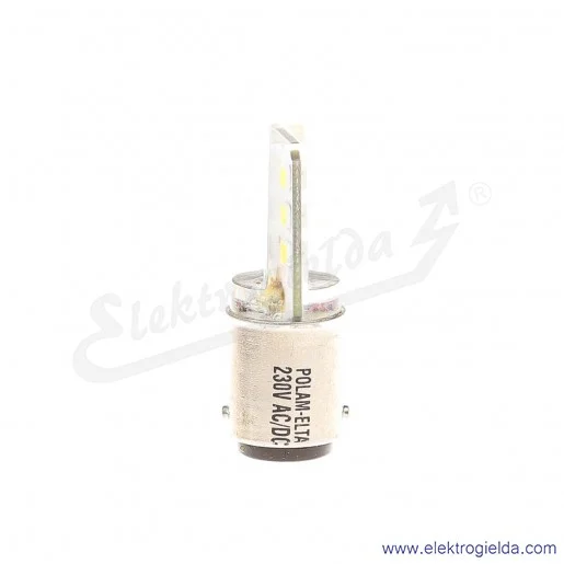 Żarówka LW-S-BA15D-230AC biały LED 230VAC Żarówka LW-S-BA15D-230AC biały LED 230VAC