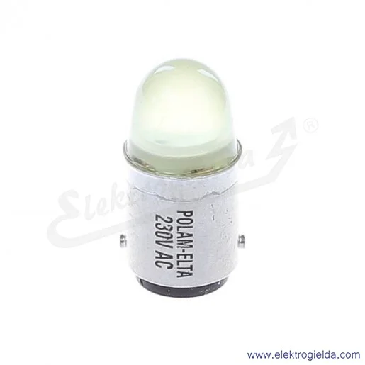 Żarówka LY-BA15D-230AC żółty LED 230VAC Żarówka LY-BA15D-230AC żółty LED 230VAC