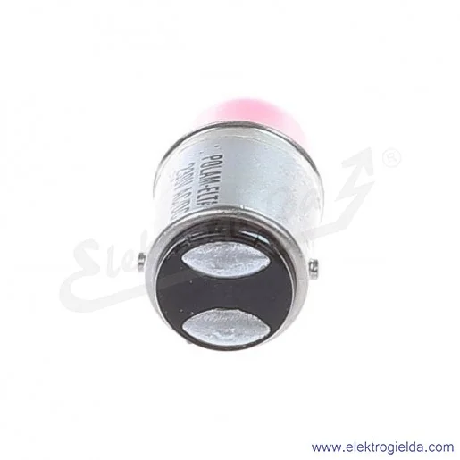 Żarówka LR-BA15D-230AC czerwony LED 230VAC Żarówka LR-BA15D-230AC czerwony LED 230VAC