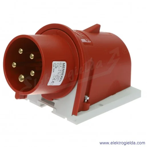 Wtyczka stała odbiornikowa 804 5x32A 400V IP44 Wtyczka stała odbiornikowa 804 5x32A 400V IP44