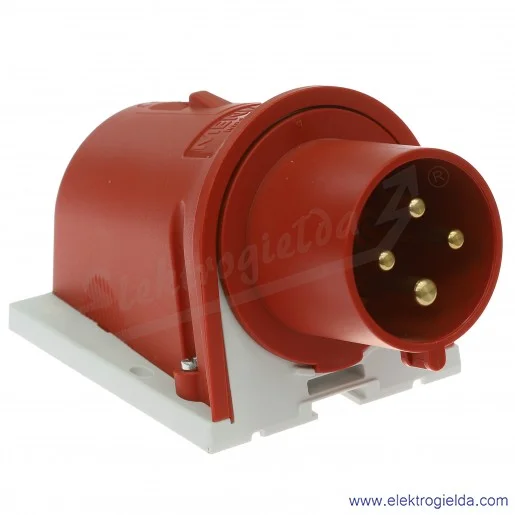 Wtyczka stała odbiornikowa 803 4x32A 400V IP44 Wtyczka stała odbiornikowa 803 4x32A 400V IP44