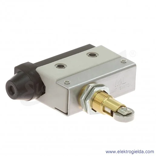 Wyłącznik krańcowy AZ7311CE, 125VDC, 250VAC, 10A, trzpień ze wdłużną rolką 12,5mm Wyłącznik krańcowy AZ7311CE, 125VDC, 250VAC, 10A, trzpień ze wdłużną rolką 12,5mm