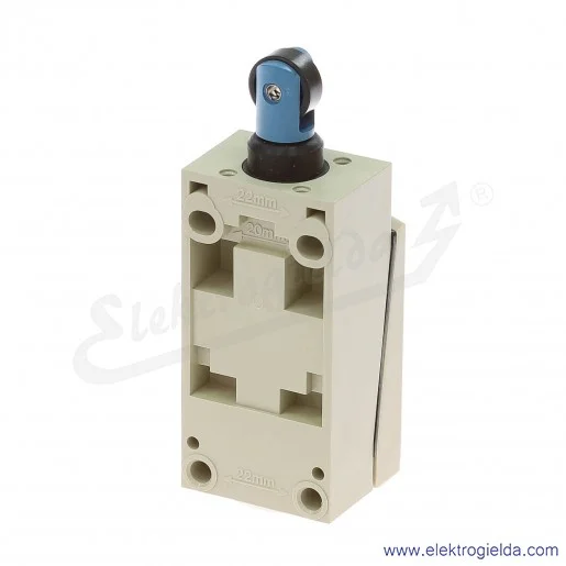 Wyłącznik krańcowy AZD1052CEJ, 220VDC, 380VAC, 6A, Trzpień z rolką Wyłącznik krańcowy AZD1052CEJ, 220VDC, 380VAC, 6A, Trzpień z rolką