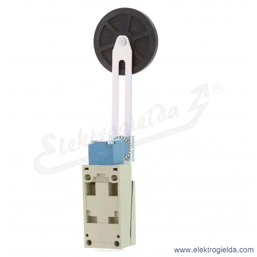 Wyłącznik krańcowy AZD1053CEJ, 220VDC, 380VAC, 6A, długa dźwignia z rolką Wyłącznik krańcowy AZD1053CEJ, 220VDC, 380VAC, 6A, długa dźwignia z rolką