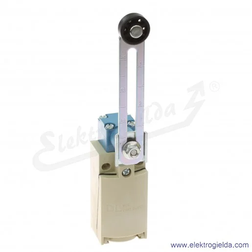 Wyłącznik krańcowy AZD1058CEJ, 380VAC, 220VDC, 6A, 1NO1NC, długa dźwignia z rolką Wyłącznik krańcowy AZD1058CEJ, 380VAC, 220VDC, 6A, 1NO1NC, długa dźwignia z rolką