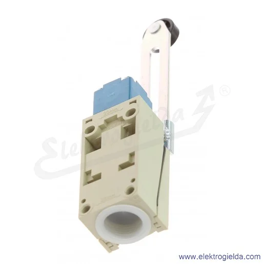 Wyłącznik krańcowy AZD1058CEJ, 380VAC, 220VDC, 6A, 1NO1NC, długa dźwignia z rolką Wyłącznik krańcowy AZD1058CEJ, 380VAC, 220VDC, 6A, 1NO1NC, długa dźwignia z rolką