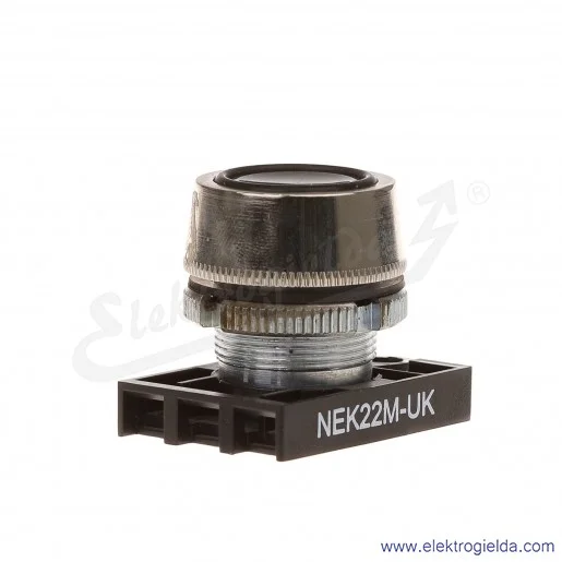 Napęd przycisku NEK22M-UKs czarny kryty uszczelniony metalowy Napęd przycisku NEK22M-UKs czarny kryty uszczelniony metalowy