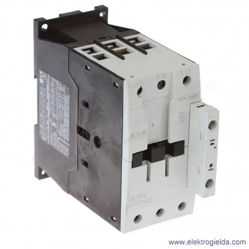 Stycznik DILM40(400V50HZ,440V60HZ) 3P 18,5kW 40A Us 400VAC Stycznik DILM40(400V50HZ,440V60HZ) 3P 18,5kW 40A Us 400VAC