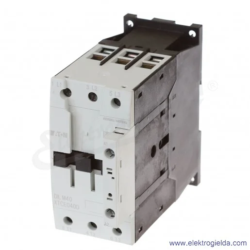 Stycznik DILM40(400V50HZ,440V60HZ) 3P 18,5kW 40A Us 400VAC Stycznik DILM40(400V50HZ,440V60HZ) 3P 18,5kW 40A Us 400VAC