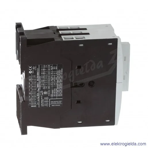 Stycznik DILM40(400V50HZ,440V60HZ) 3P 18,5kW 40A Us 400VAC Stycznik DILM40(400V50HZ,440V60HZ) 3P 18,5kW 40A Us 400VAC