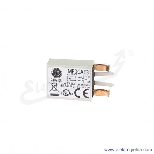 Ogranicznik przepięć MP0CAE3 dioda 6-250VDC do MC0/1/2 Ogranicznik przepięć MP0CAE3 dioda 6-250VDC do MC0/1/2
