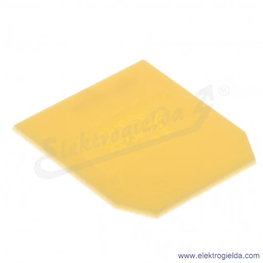 Płytka skrajna A41-0301, PSU-16, żółta, 1,5mm, do ZUG-G16 Płytka skrajna A41-0301, PSU-16, żółta, 1,5mm, do ZUG-G16