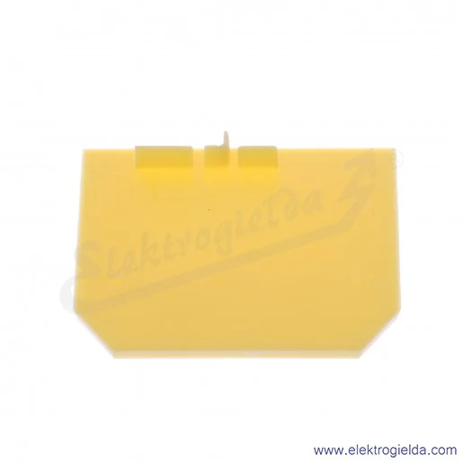 Płytka skrajna A41-0301, PSU-16, żółta, 1,5mm, do ZUG-G16 Płytka skrajna A41-0301, PSU-16, żółta, 1,5mm, do ZUG-G16