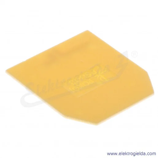 Płytka skrajna A41-0201, PSU-10, żółta, 1mm, do ZUG-10 Płytka skrajna A41-0201, PSU-10, żółta, 1mm, do ZUG-10